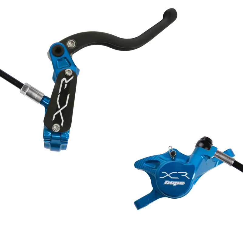 Hope XCR Pro XS Post Mount MTB Disc Brakes - No Rotor - Blue