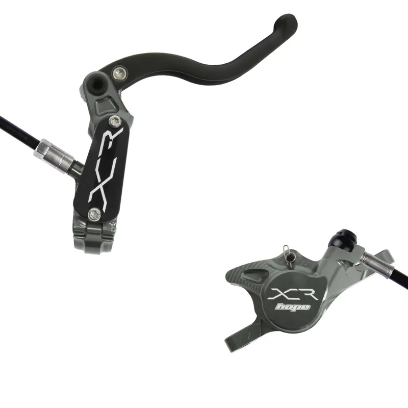 Hope XCR Pro XS Post Mount MTB Disc Brakes - No Rotor - Grey