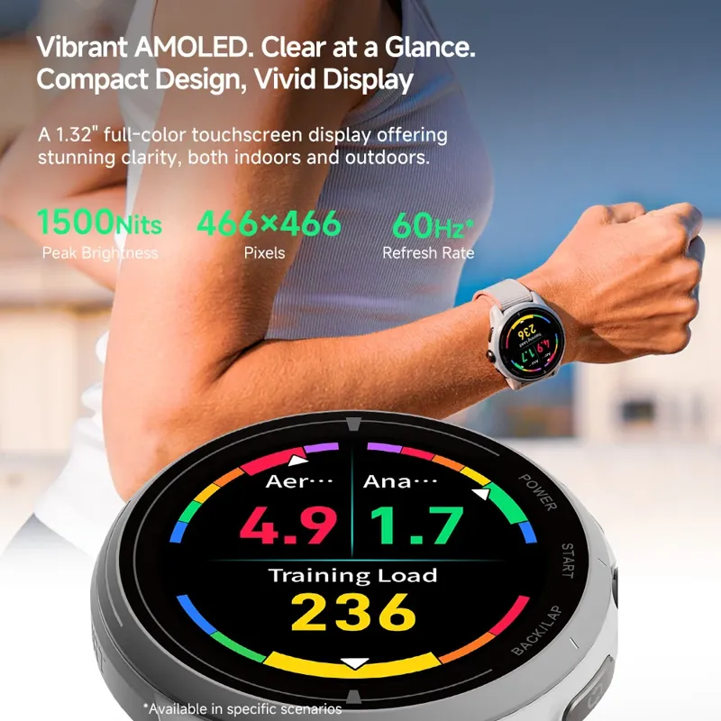 iGPSport VeRun GPS Smart Sports Watch - Black-1