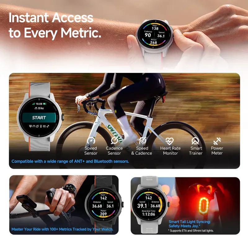 iGPSport VeRun GPS Smart Sports Watch - Black-3