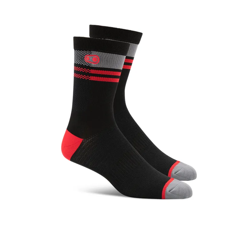 Crank Brothers Icon MTB Socks - Black/Red