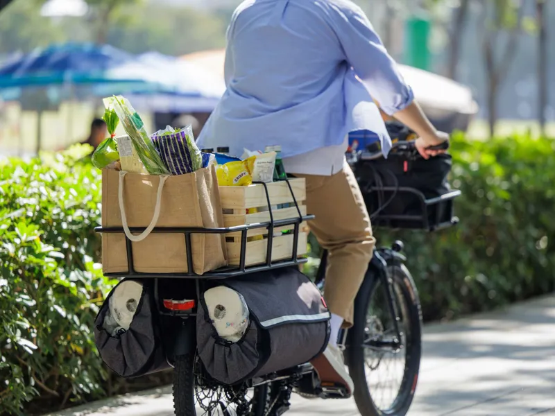 Momentum Pakyak E+ Rear Basket - Black-1