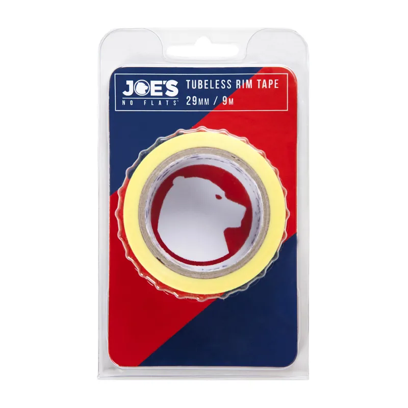 Joe's No Flats Tubeless Yellow Rim Tape - 9m x 29mm