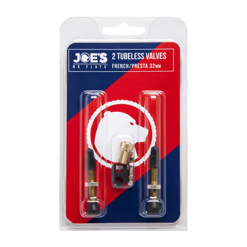 Joe's No Flats Tubeless Presta Valves - Pair