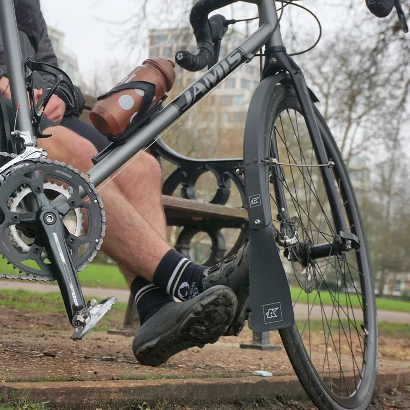 Kinesis Fend Off 700c Road/Gravel Mudguard Set - Black-9