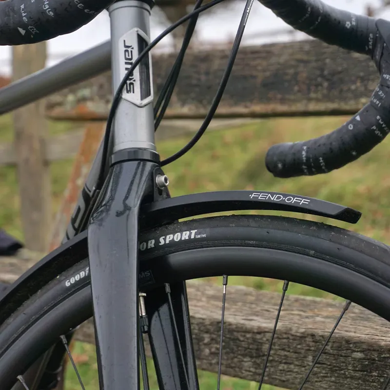 Kinesis Fend Off 700c Road/Gravel Mudguard Set - Black-10