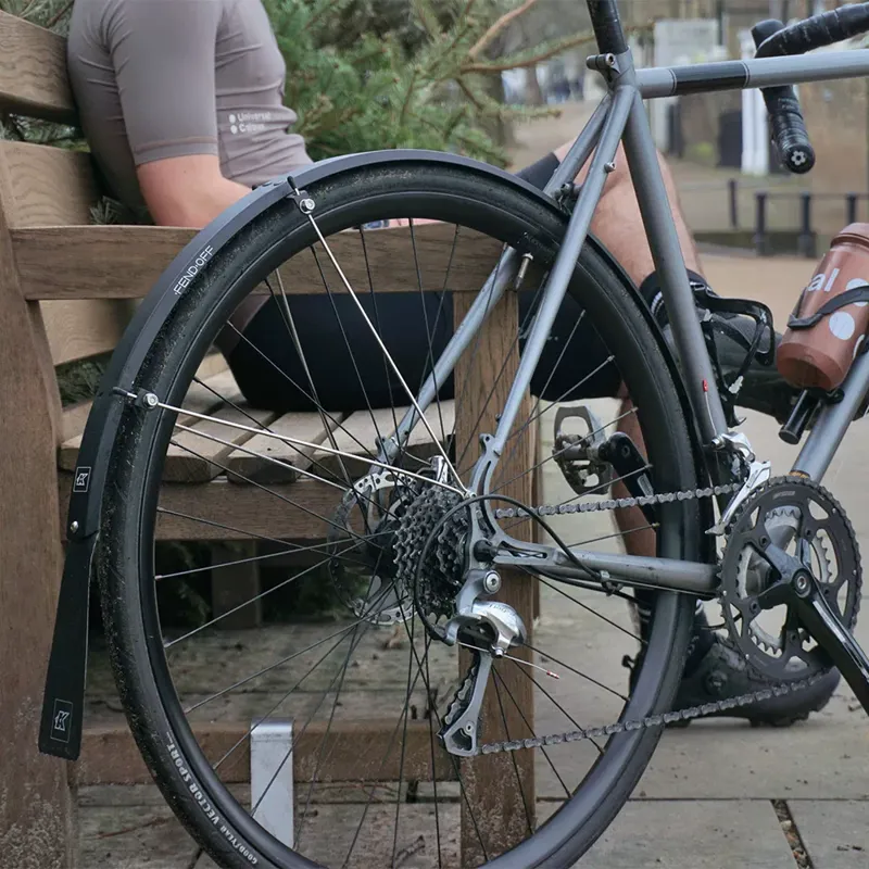 Kinesis Fend Off 700c Road/Gravel Mudguard Set - Black-7