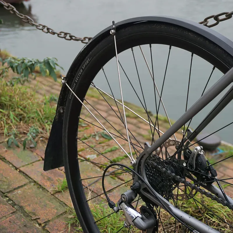 Kinesis Fend Off 700c Road/Gravel Mudguard Set - Black-8