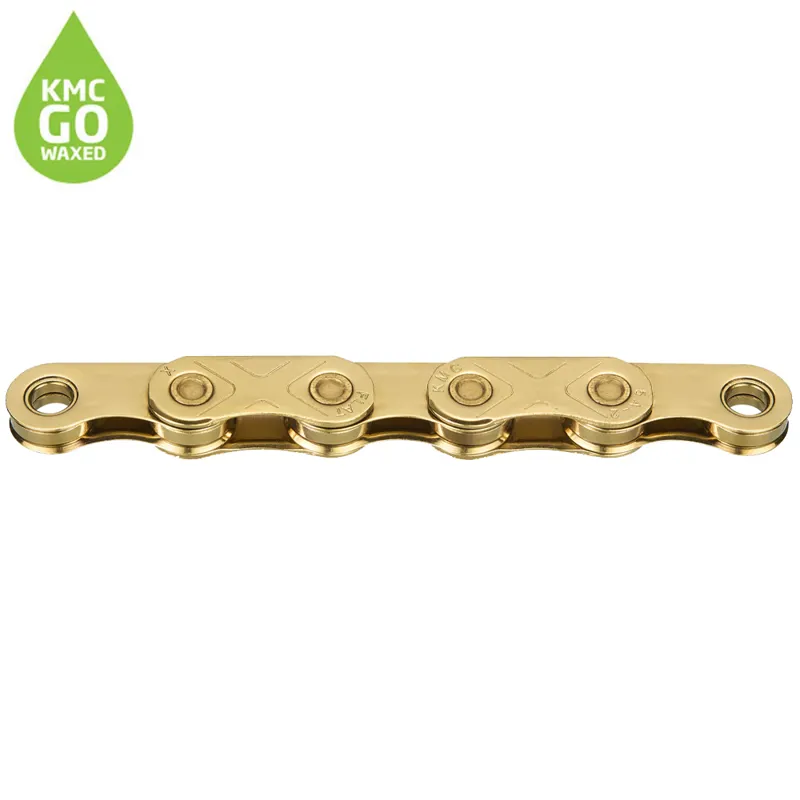 KMC X Flat SRAM Pre Waxed 12/13-Speed Chain - 126 Link - Gold
