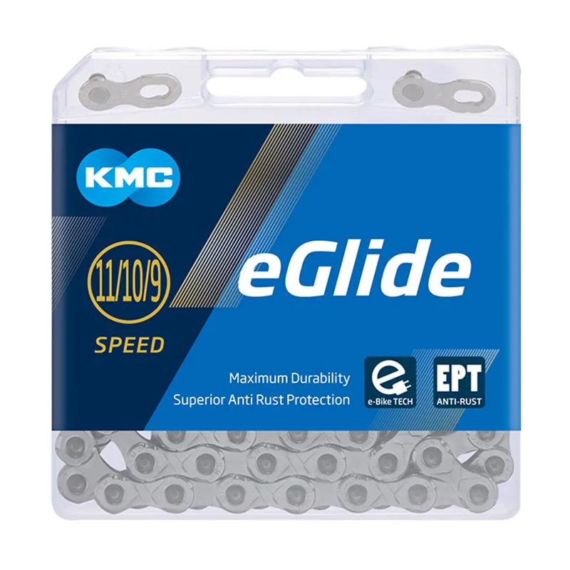 KMC eGlide CUES 11 Speed Chain - 132 Links - Grey-2