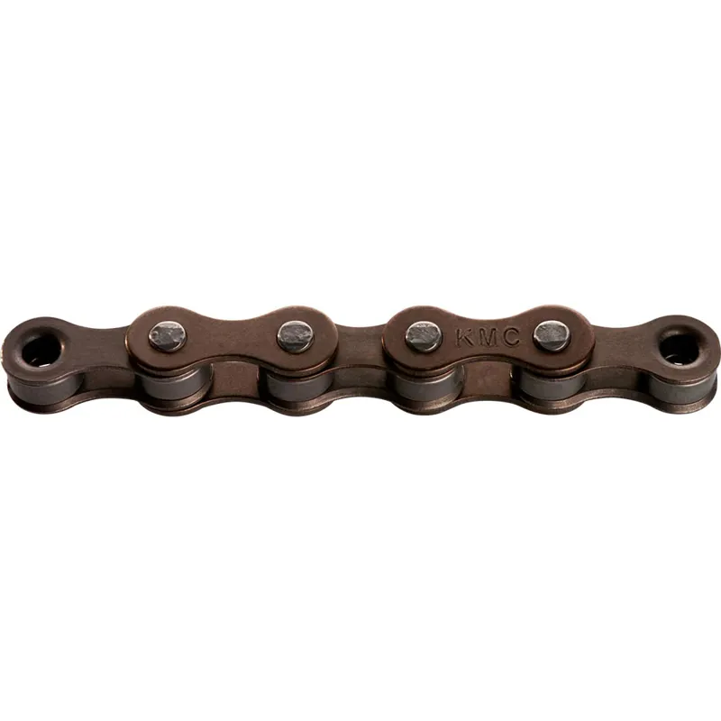 KMC S1 Wide  Single Speed Chain - 112 Links - Brown