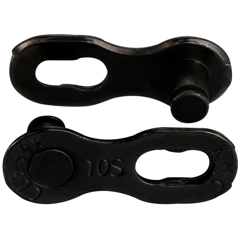 KMC MissingLink 10R DLC 10 Speed 2 Pair Re-useable Chain Link - Black