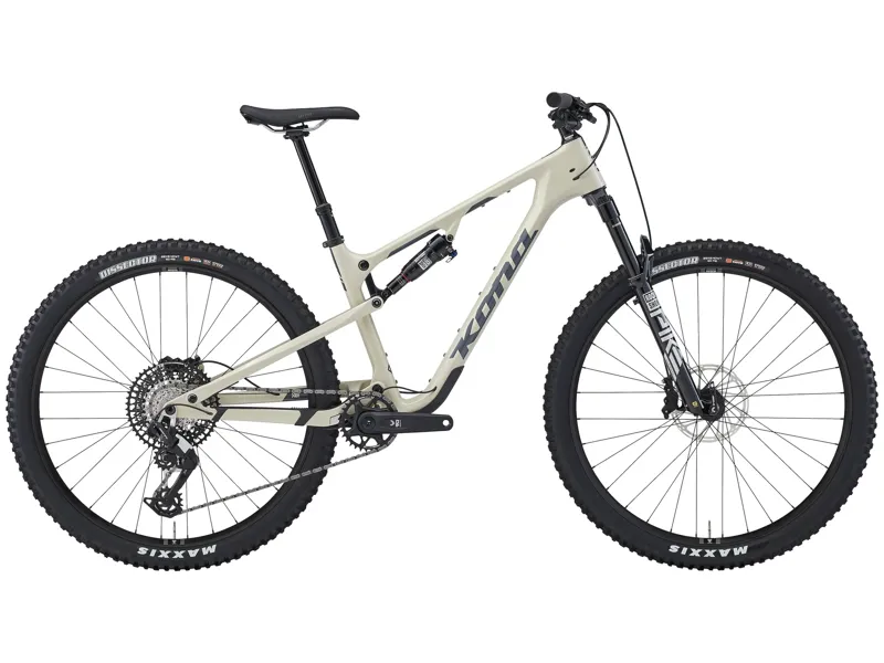 Kona Hei Hei CR G10 29er 2026 Carbon Full Suspension MTB - White