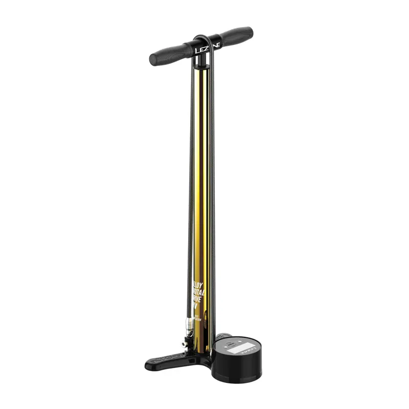 Lezyne 18K Gold Digital Drive With Presta Pro Head Pump - 100psi
