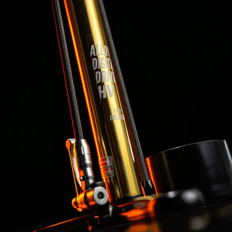 Lezyne 18K Gold Digital Drive With Presta Pro Head Pump - 100psi-9