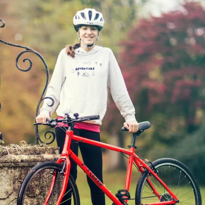 Frog 78 26w 2025 Junior Hybrid Bike - Neon Red-1