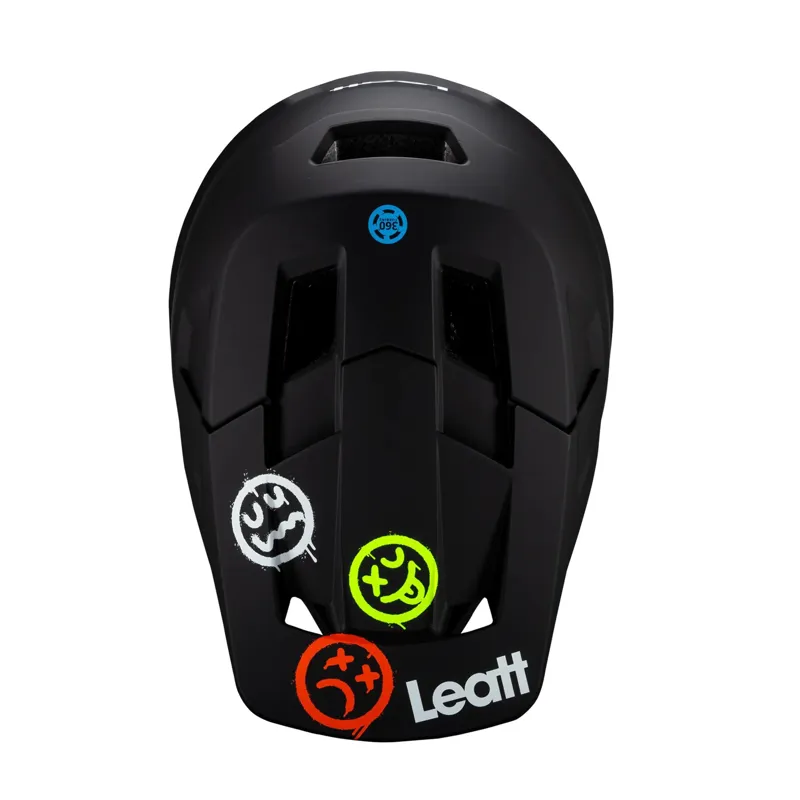 Leatt Gravity 1.0 Junior Full Face MTB Helmet - Black-3