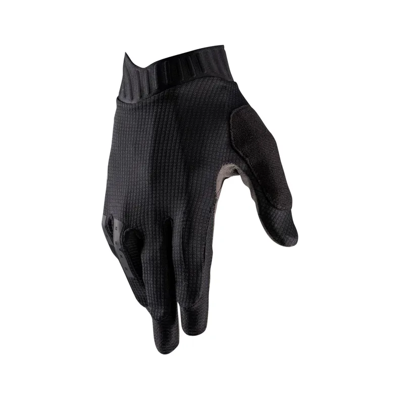 Leatt 1.0 GripR Women's Long Finger MTB Gloves - Stealth Black/Grey-1