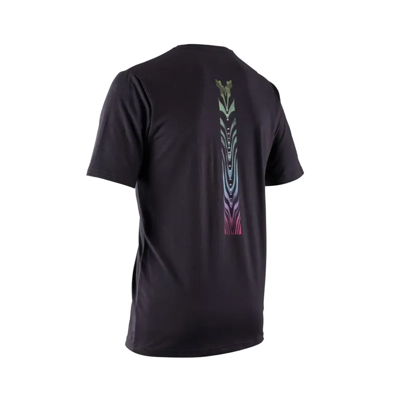 Leatt Core Short Sleeve T-Shirt - Black/Green-1