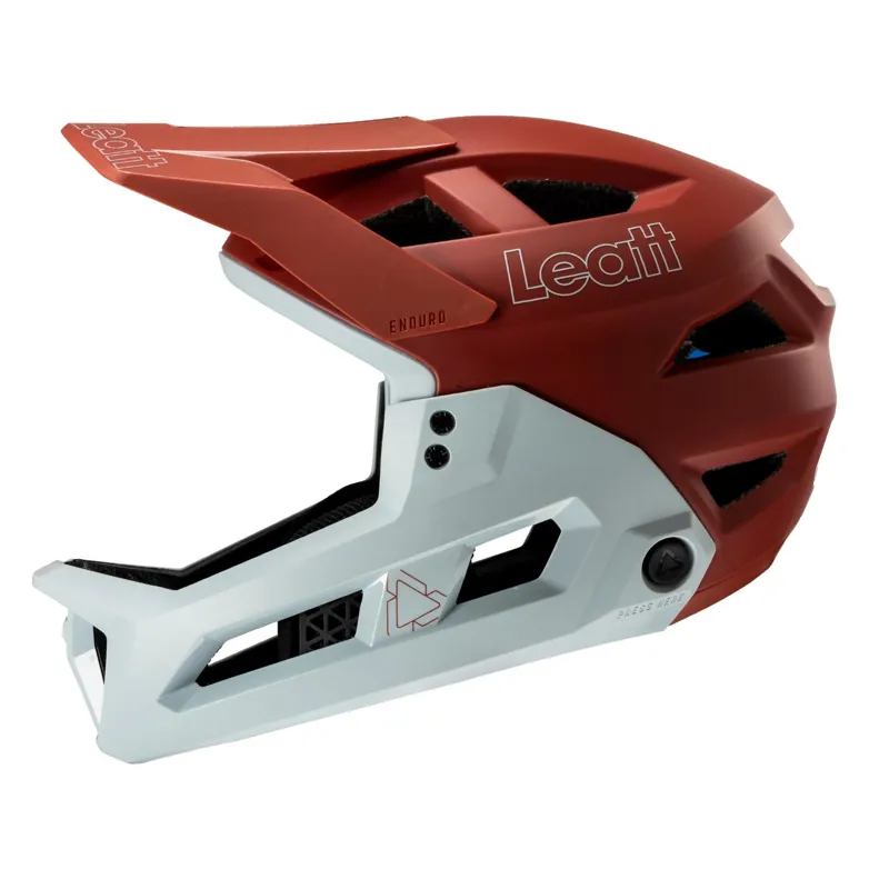 Leatt Enduro 2.0 Full Face Helmet - Lava Red-3