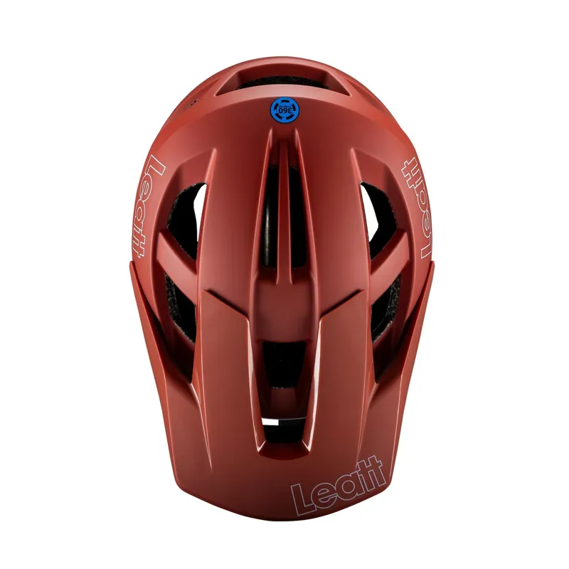 Leatt Enduro 2.0 Full Face Helmet - Lava Red-6