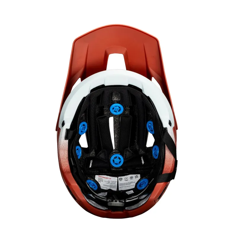 Leatt Enduro 2.0 Full Face Helmet - Lava Red-7