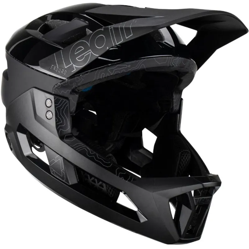 Leatt Enduro 3.0 MTB Full Face Helmet - Stealth Black/Grey