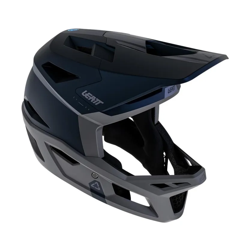Leatt Gravity 4.0 Full Face MTB Helmet - Stealth Black/Grey