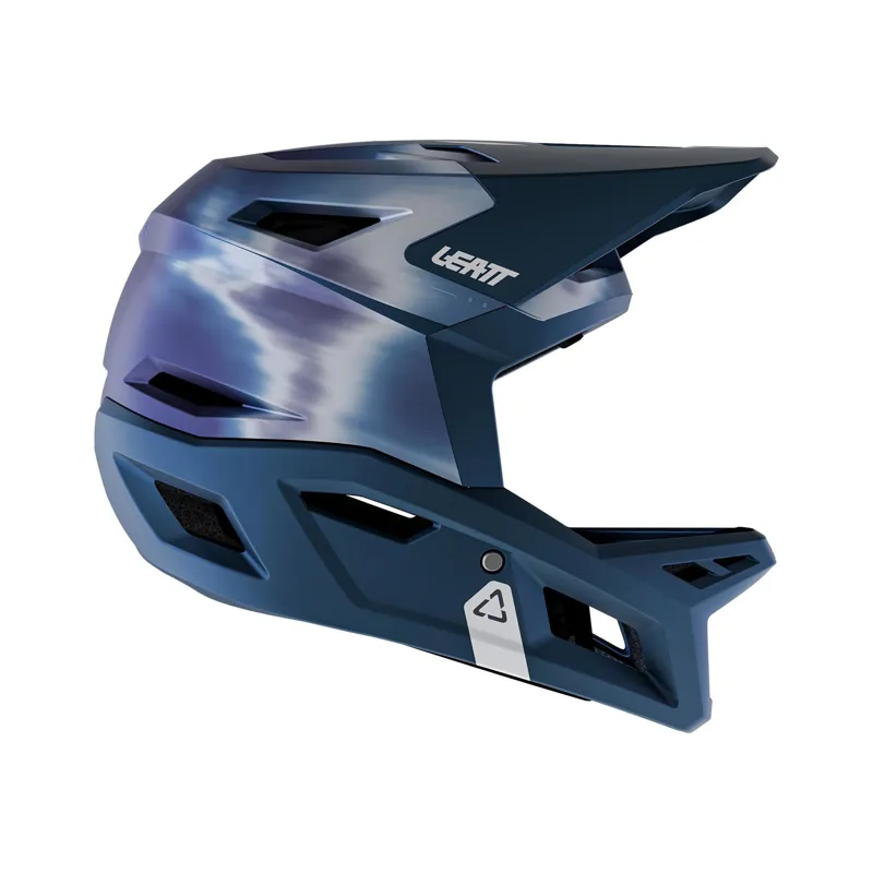 Leatt Gravity 4.0 Full Face MTB Helmet - Galaxy Blue-2