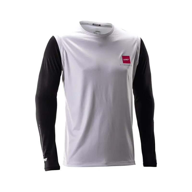 Leatt Gravity 2.0 Long Sleeve MTB Jersey - White