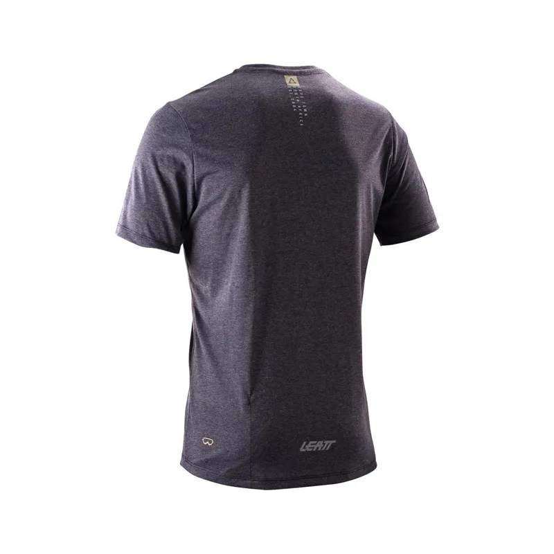 Leatt Gravity 3.0 Short Sleeve MTB Jersey - Ghost Black-1