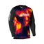 Leatt Gravity 4.0 Junior Long Sleeve MTB Jersey - Heatmap Red