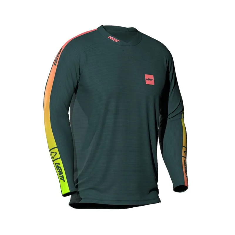 Leatt Gravity 4.0 Junior Long Sleeve MTB Jersey - Spruce Green