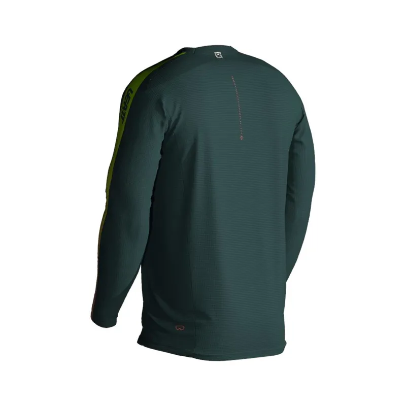 Leatt Gravity 4.0 Junior Long Sleeve MTB Jersey - Spruce Green-1