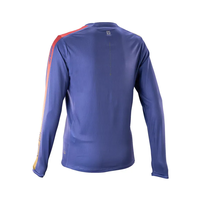 Leatt Gravity 4.0 Women's Long Sleeve MTB Jersey - Cosmic Blue-1