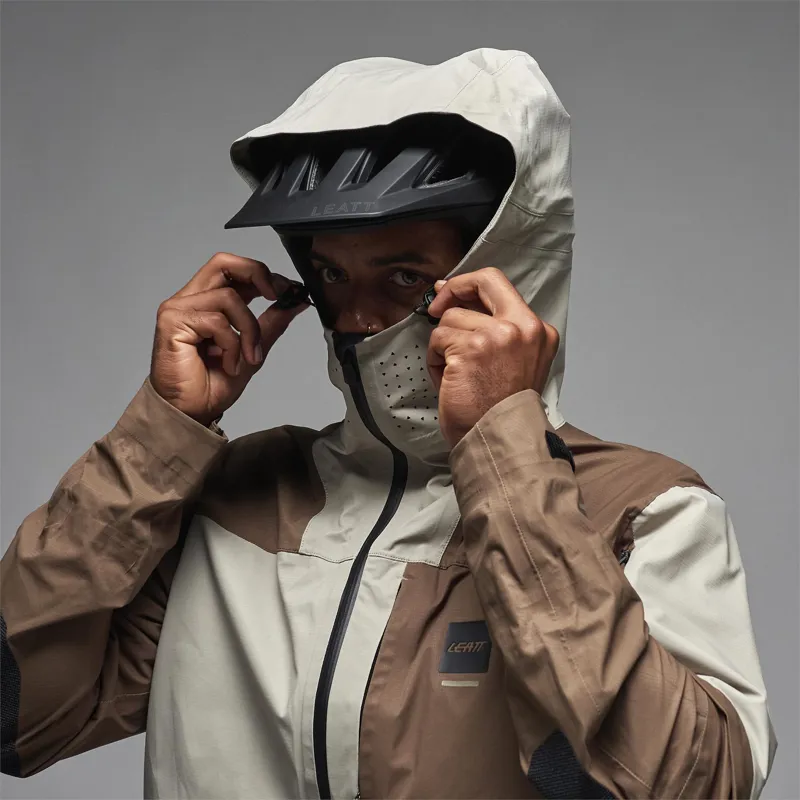 Leatt HydraDri 5.0 Waterproof MTB Jacket - Loam Brown-3