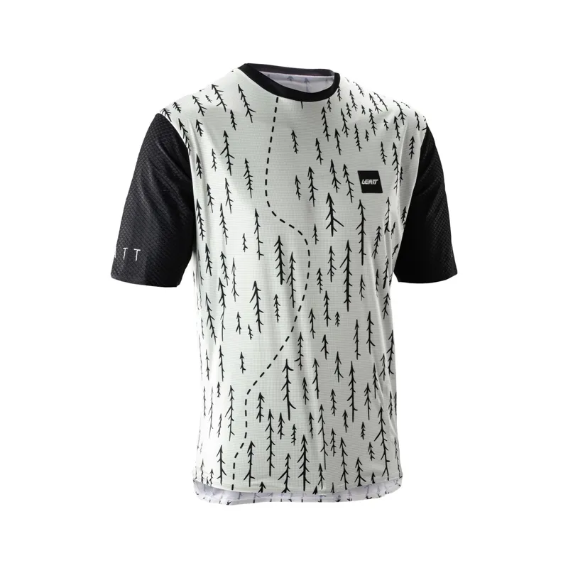 Leatt Trail 3.0 Men's Short Sleeve Jersey - Trails White