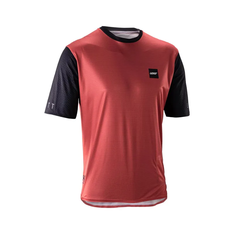 Leatt Trail 3.0 Men's Short Sleeve Jersey - Dusty Red