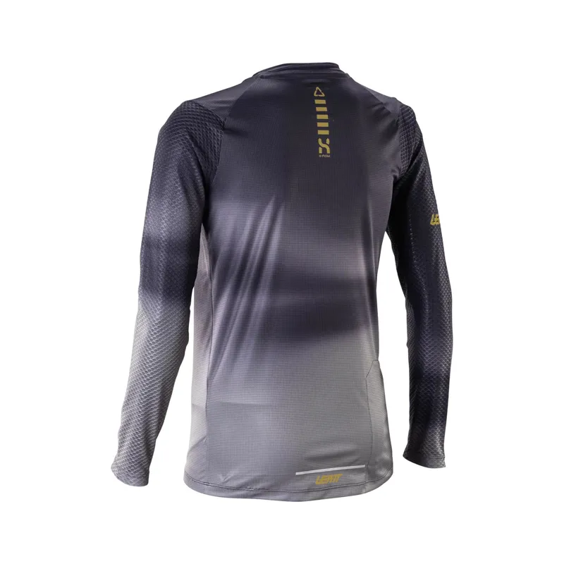 Leatt Trail 3.0 Women's Long Sleeve MTB Jersey - Ghost Black-1