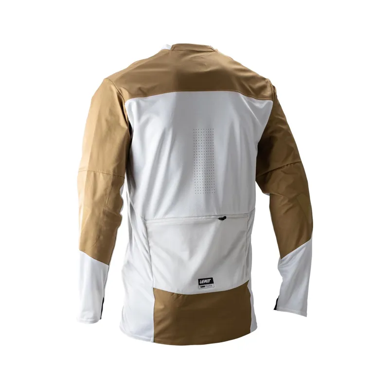 Leatt Trail 6.0 Cargo Men's Long Sleeve Jersey - Brass Brown-1
