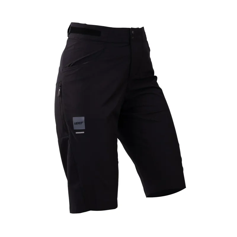 Leatt Trail 2.0 Women's Baggy Shorts - Ghost Black