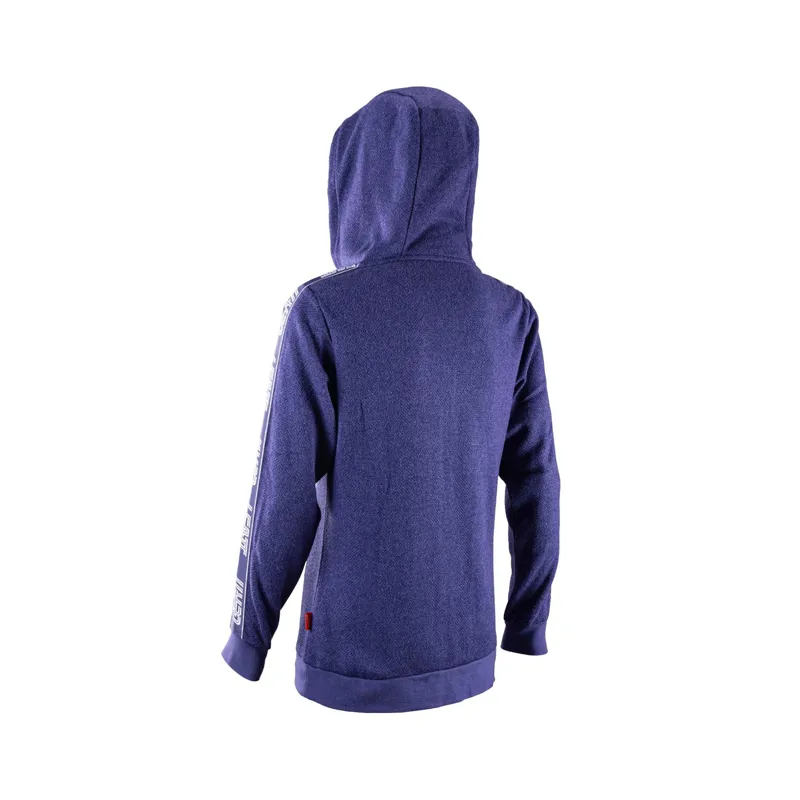 Leatt Zip Up Tech Women's Hoodie - Cosmic Blue-1