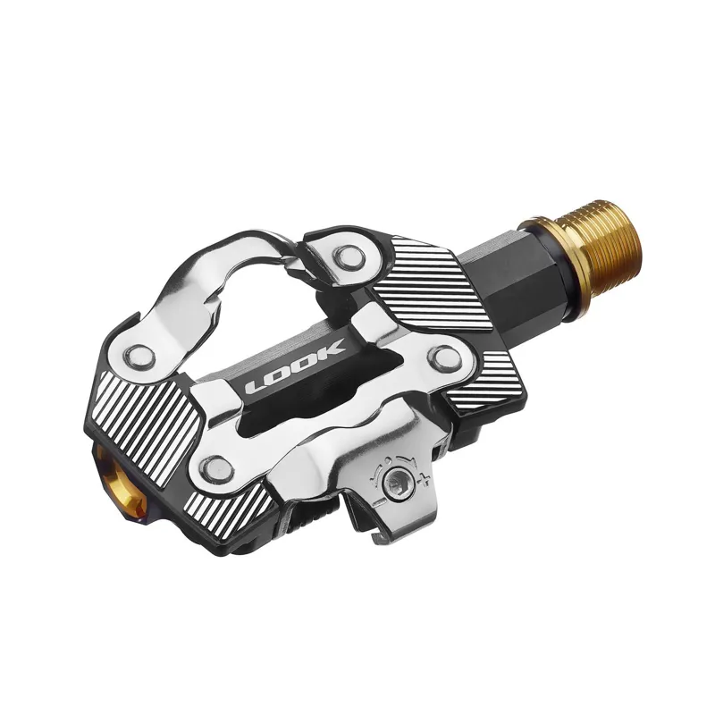 Look X-One-G Ti Clipless Gravel Pedals - Black
