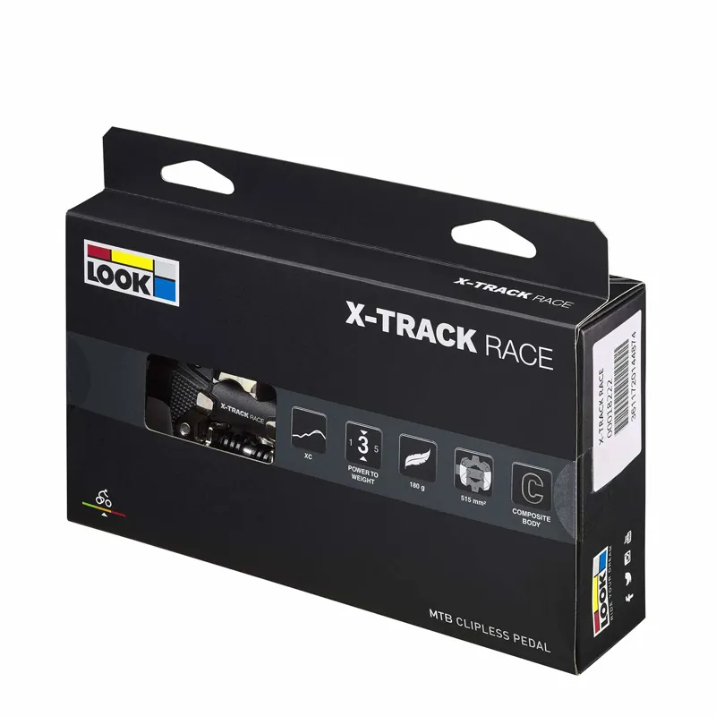 Look X-Track Race Clipless MTB Pedals - Black-3