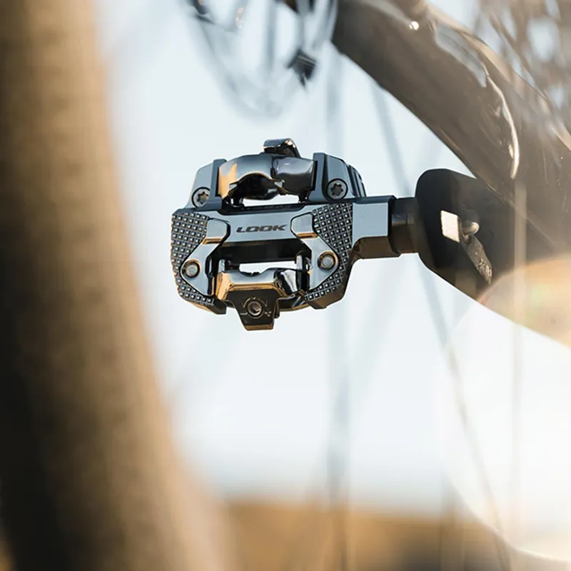 Look X-Track Power Dual Sided Powermeter Pedals - Silver-6