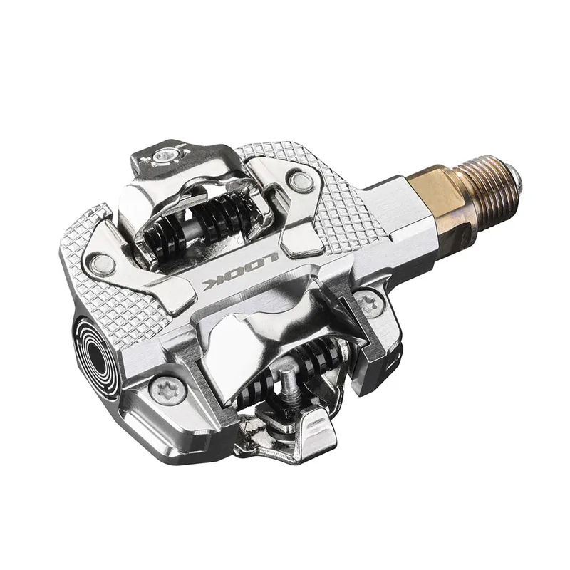 Look X-Track Single Sided Powermeter Pedals - Silver-3
