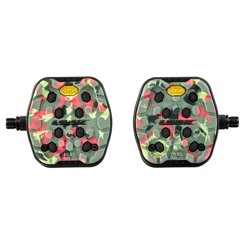 Look Trail Grip Flat Pedal - Camo