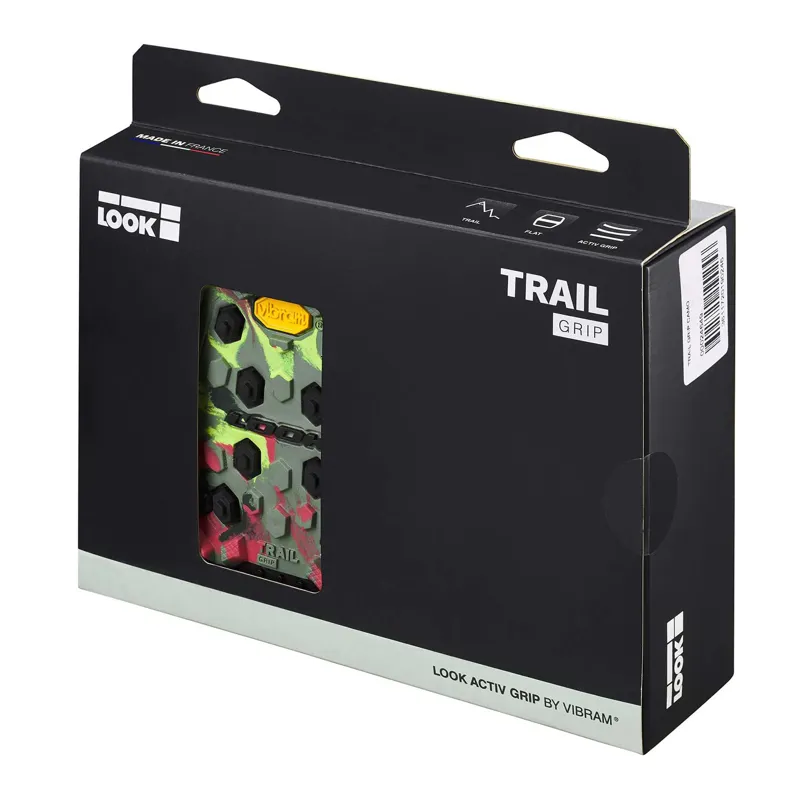 Look Trail Grip Flat Pedal - Camo-2