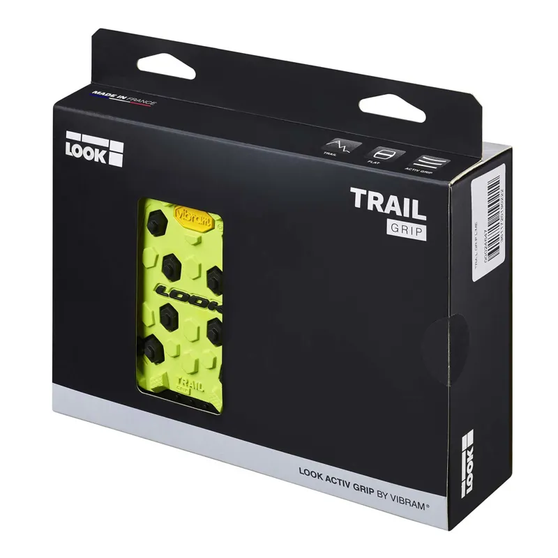 Look Trail Grip Flat Pedal - Lime-2