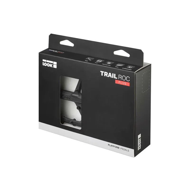 Look Trail Roc+ Flat MTB Pedals - Black-2